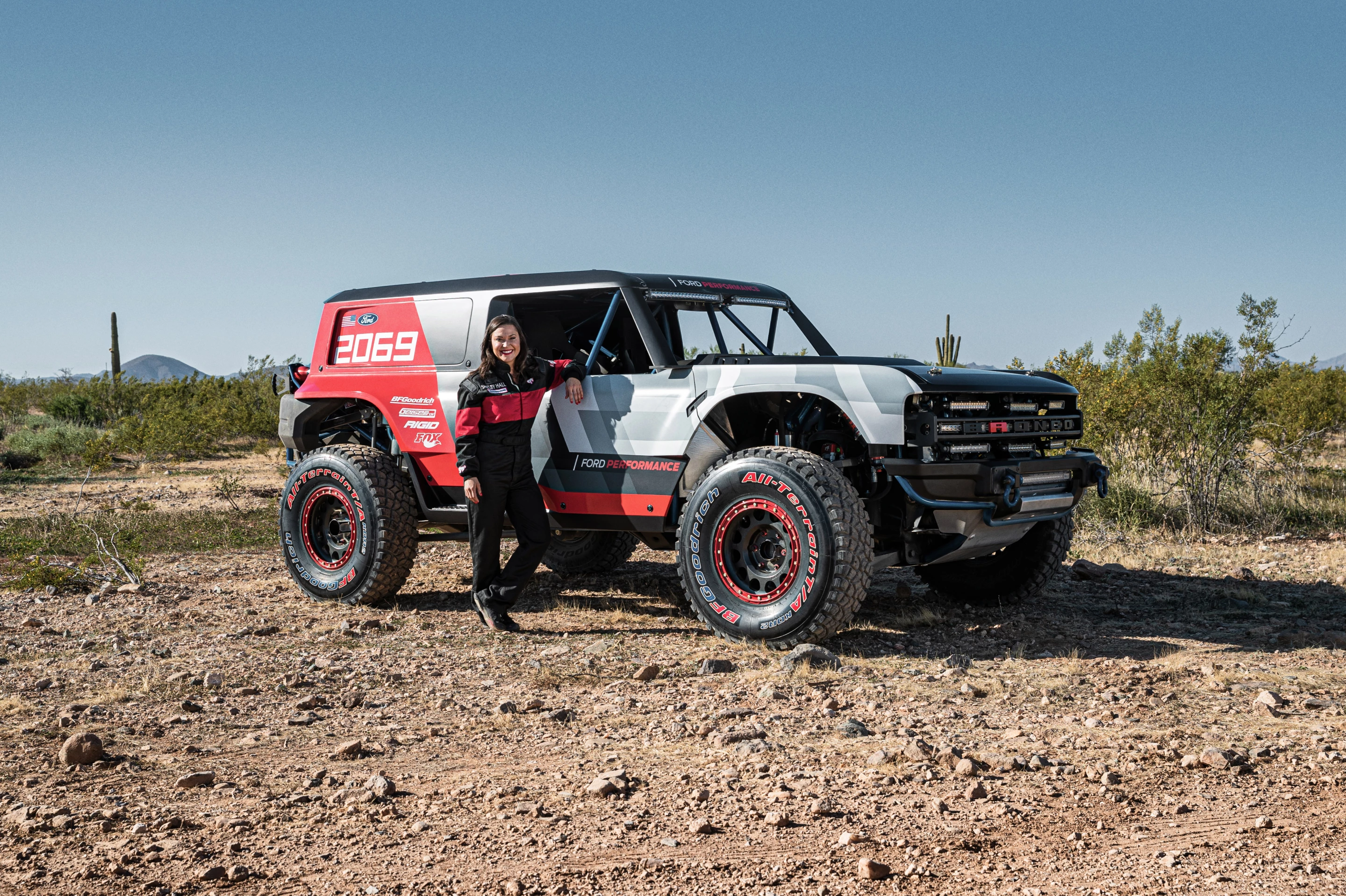 Shelby Hall, granddaughter of the late Rod Hall, will race the Bronco R through sections of the Baja 1000