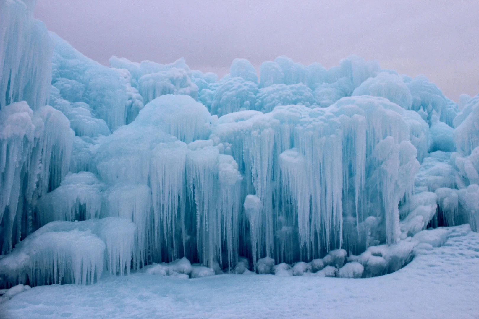 Details of the Edmonton Ice Castle