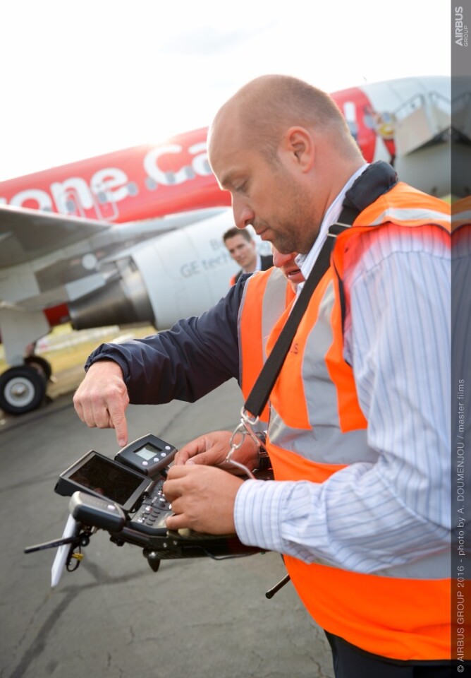 Drone helps Airbus fly through aircraft inspection