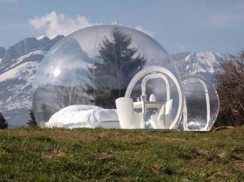 Experiencing nature from your private Bubble