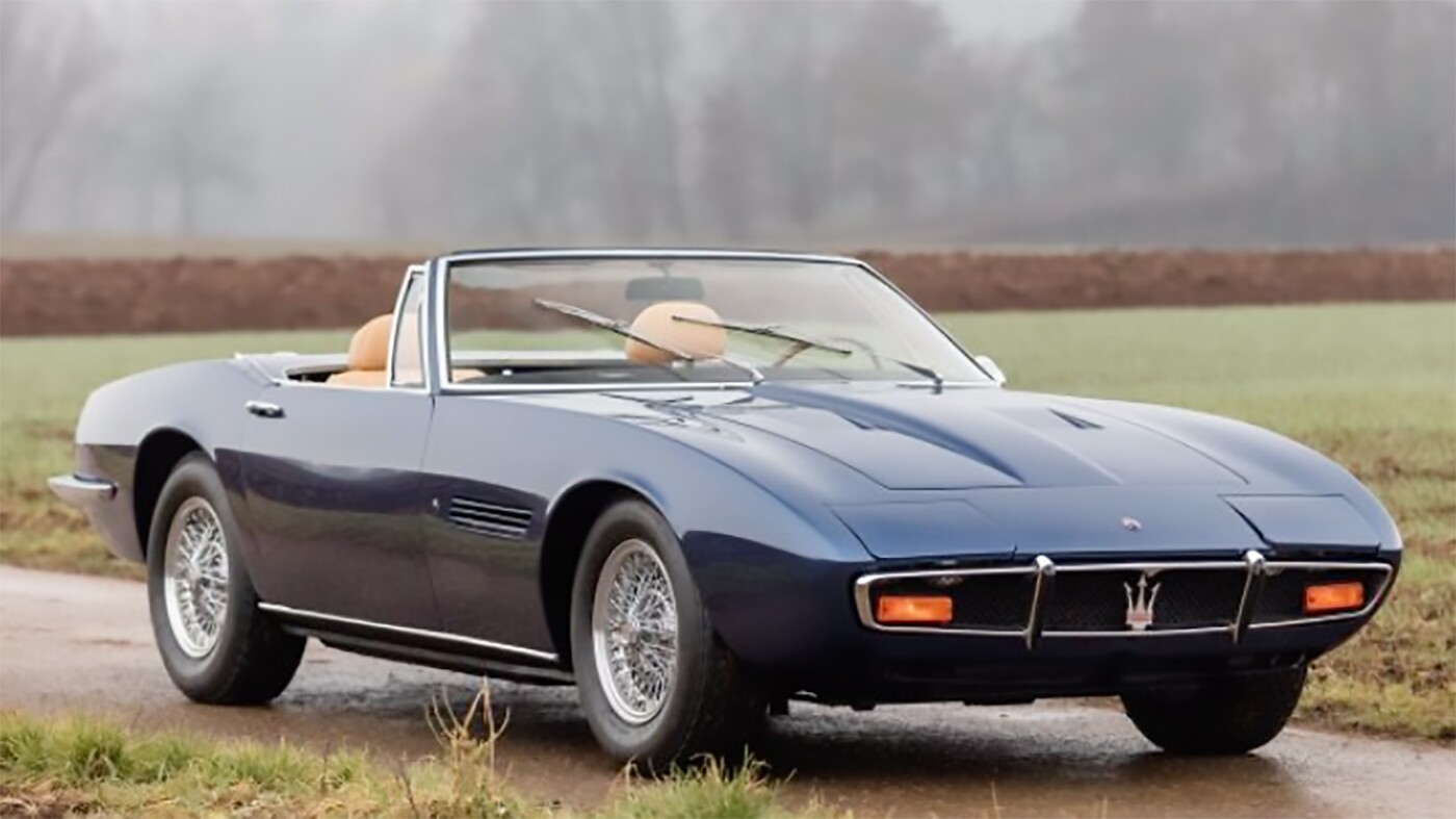 One of only 90 4.7 Ghibli Spyders built. Auction description
