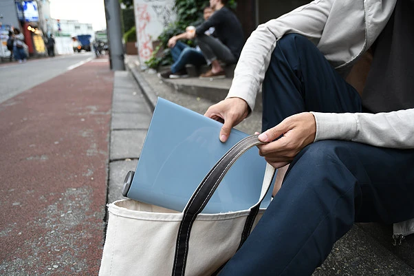 The WalkCar can be carried in a bag when not in use