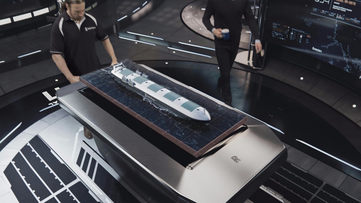Collaborative tables would allow operators to solve problems on remote robotic ships
