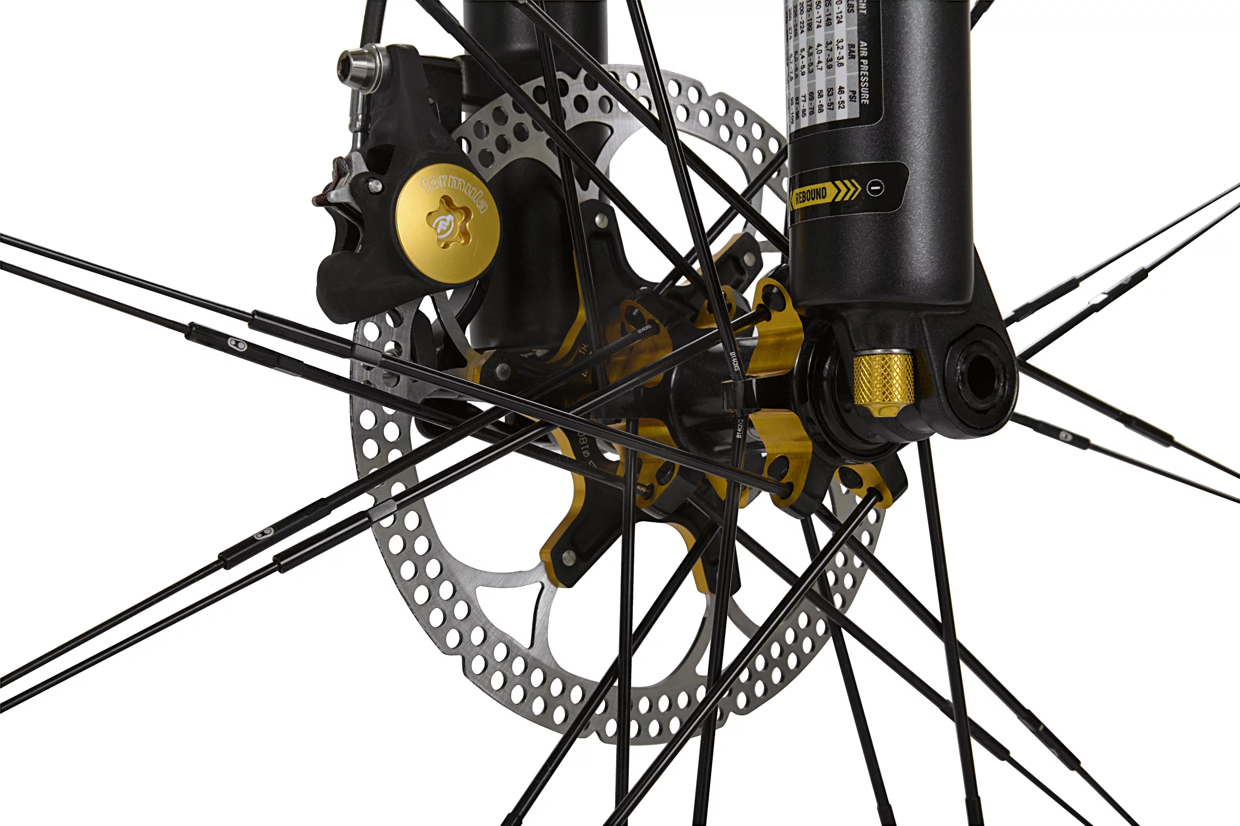 The Rotwild GT S features Formula R1 Racing FCS hydraulic disc brakes