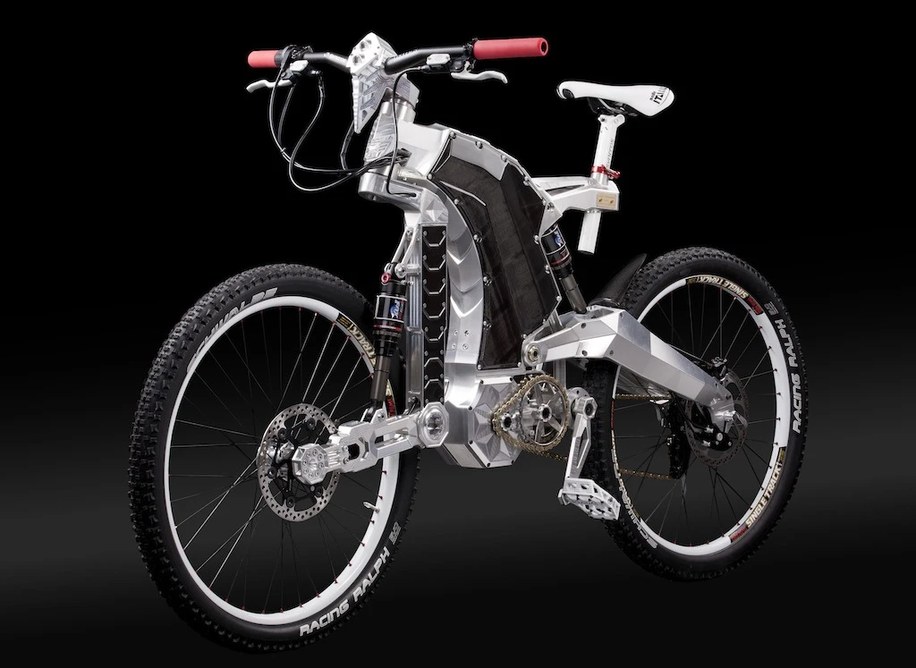 The Terminus Biceps edition with a strange-looking, one-of-a-kind, single-arm suspension system at the front
