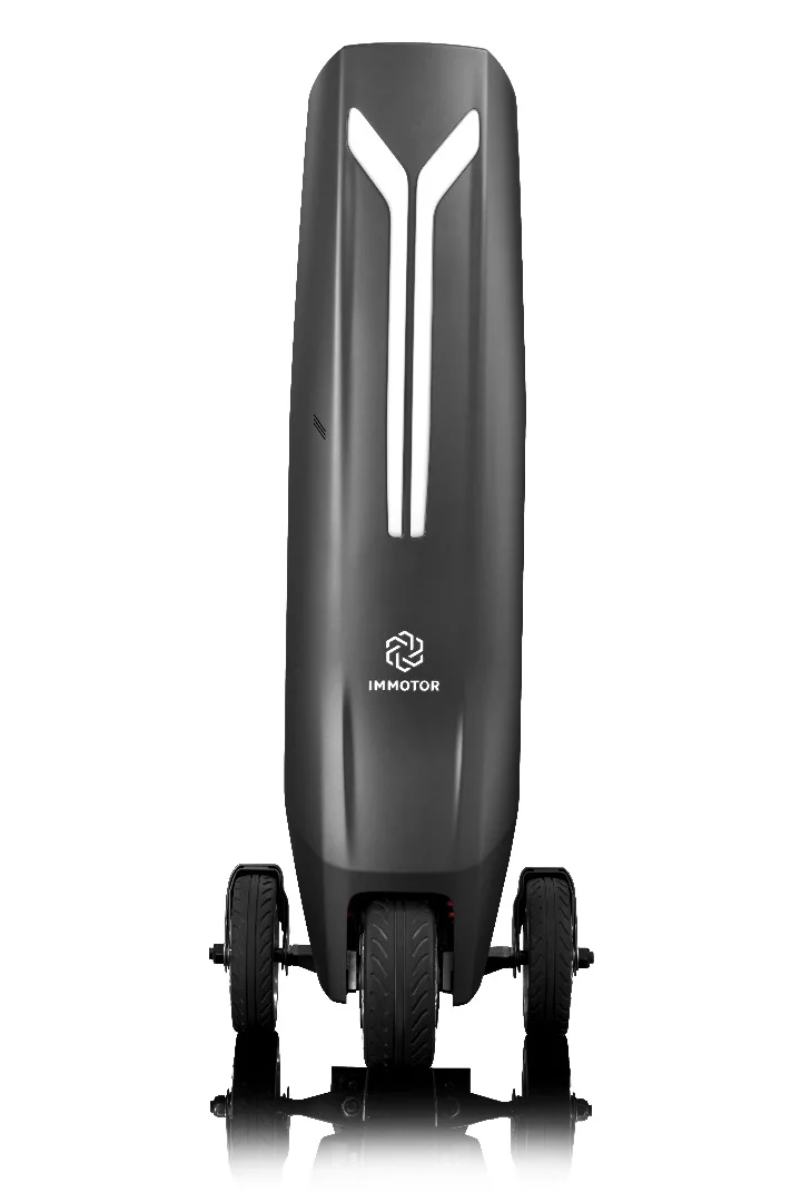 Immotor Go scooter in folded mode