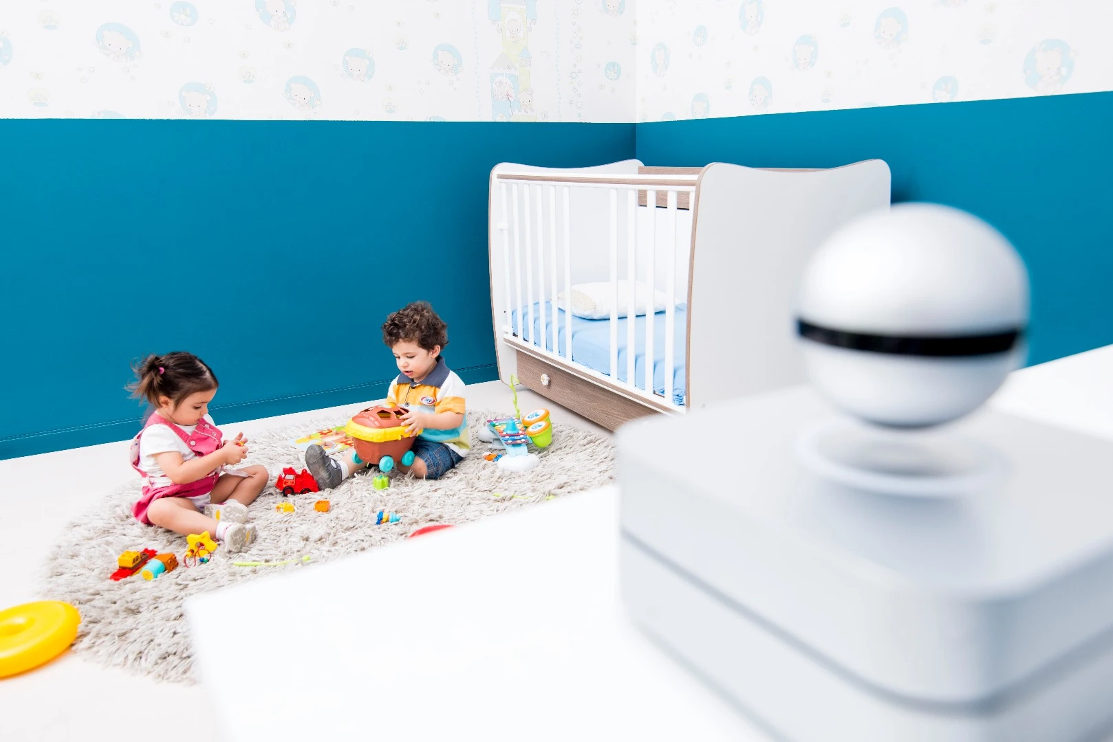 The system can be used as a baby monitor