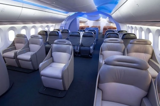 787 Dreamliner interiorPhoto Credit: Boeing Photo