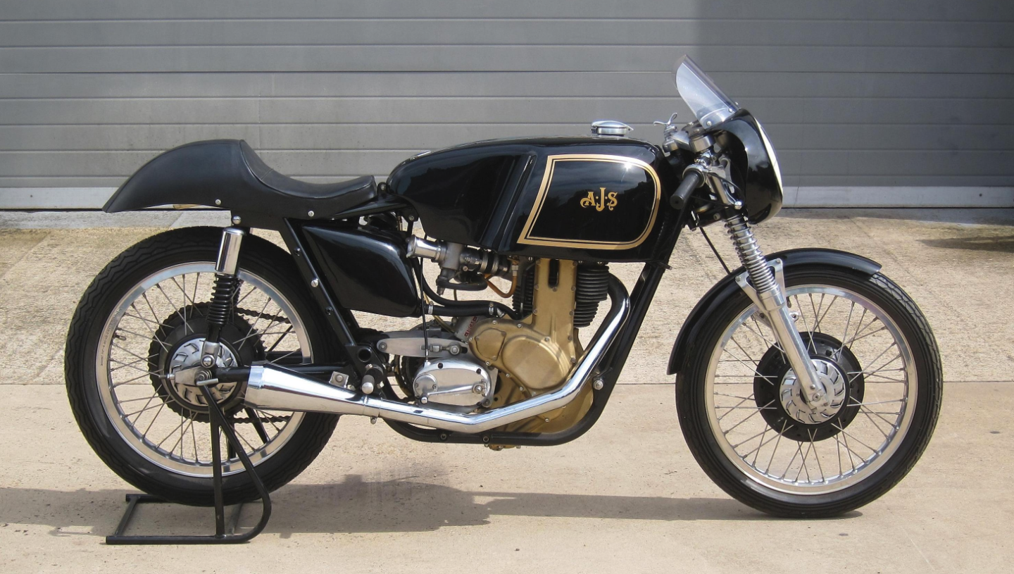 Produced from 1948 to 1963, the AJS 7R 'Boy Racer' was an over-the-counter racing motorcycle which became a racing mainstay of club racing across the world, holding a similar position in vintage racing to this day. Auction Description