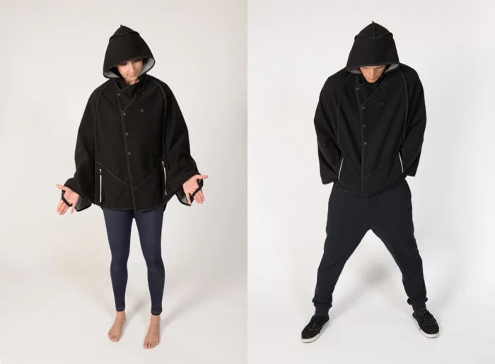 Mavari can be used to keep you warm and dry when it's cold or lightly raining