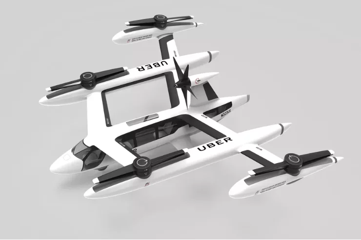 A new concept showing what Uber's flying taxis could look like