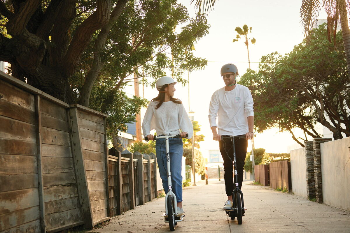 Razor's big-wheel electric scooters have been designed as a "fun, stylish, and safe way to travel short distances"