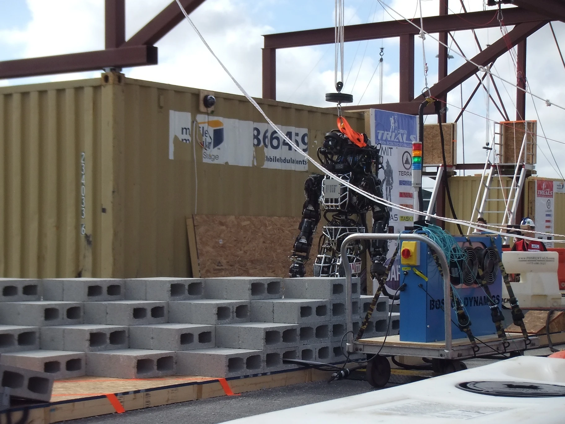 MIT robot on the terrain course