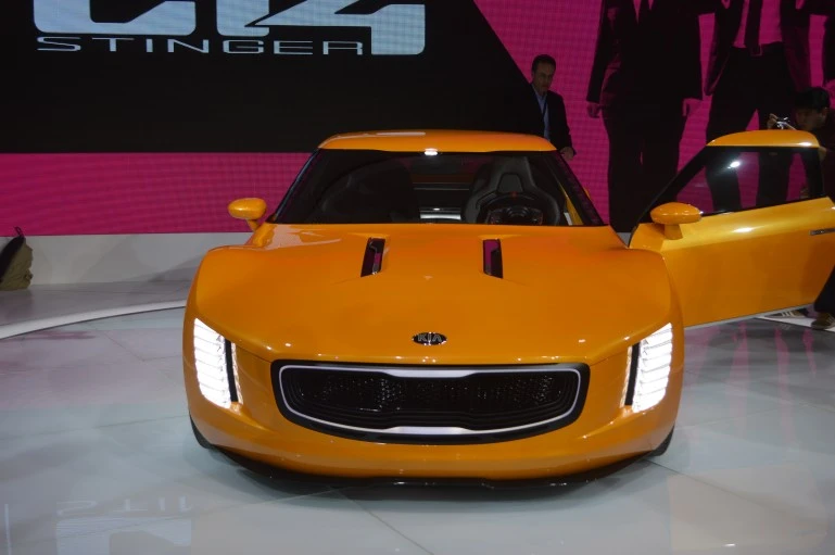 Kia experiments with a race-inspired sports car at NAIAS 2014 (Photo: C.C. Weiss/Gizmag)