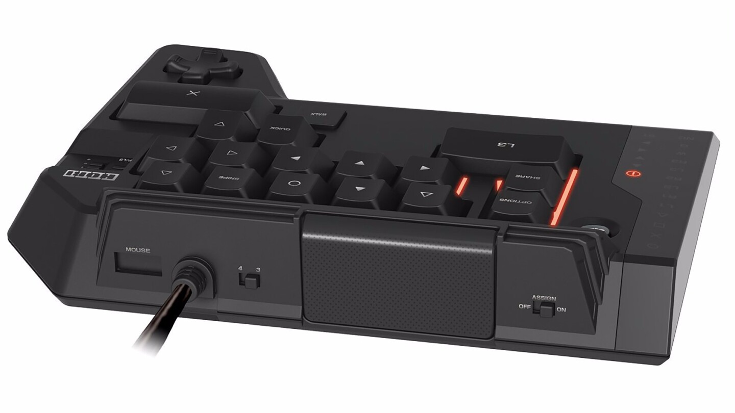 As with the standard Dualshock 4, there's a touchpad included, located on the top of the keypad section of the product