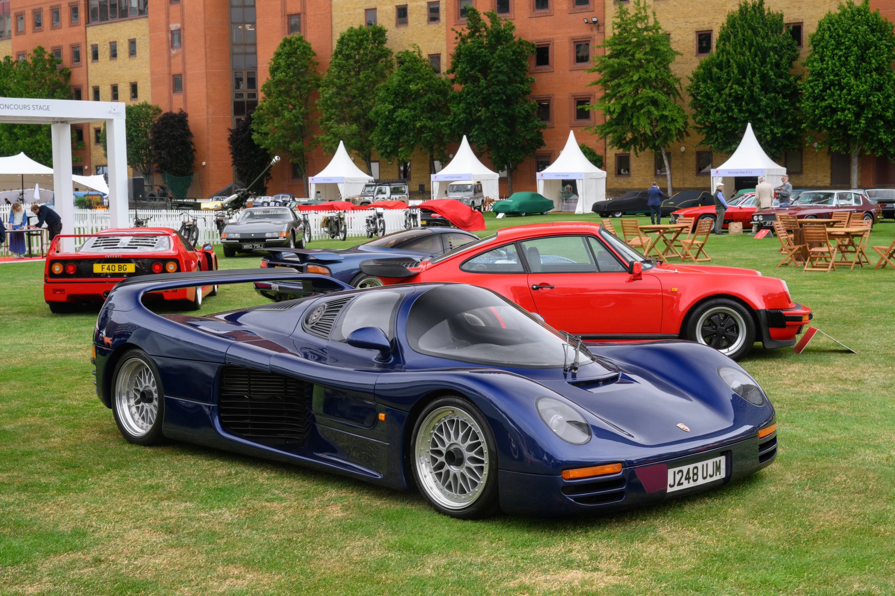 The London Concours concluded on 9 June 2023 with the 17-person expert committee of judges awarding the Best of Show Award to this Schuppan 962CR, the sister car of the car currently for sale at Bingo Sports in Tokyo. The London Concours car was the first Schuppan 962 prototype and the Tokyo car was the second Schuppan 962 prototype. The image gallery for this article contains more than 30 detailed images of this car.