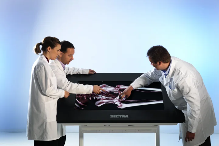 Sectra has launched a Visualization Table that will allow physicians to view high resolution, three-dimensional virtual representations of real bodies to help with patient diagnosis and treatment