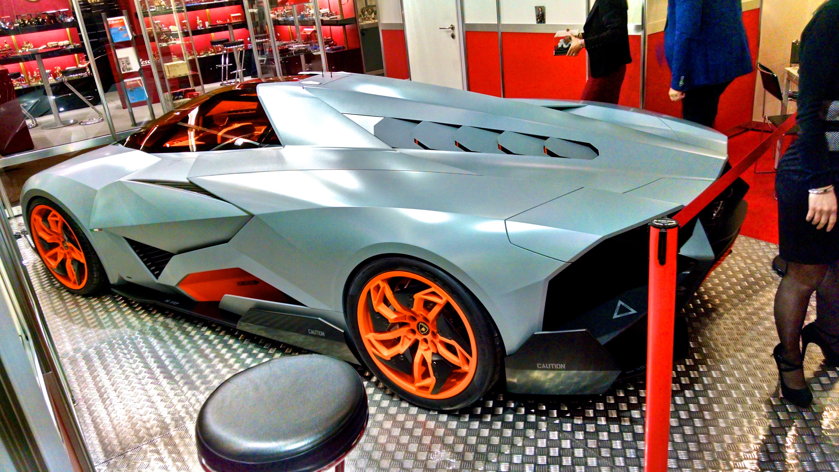 Unfortunately we missed Lamborghini design chief Filippo Perini, who also made an appearance at MR Collection's booth (Photo: C.C. Weiss/Gizmag)