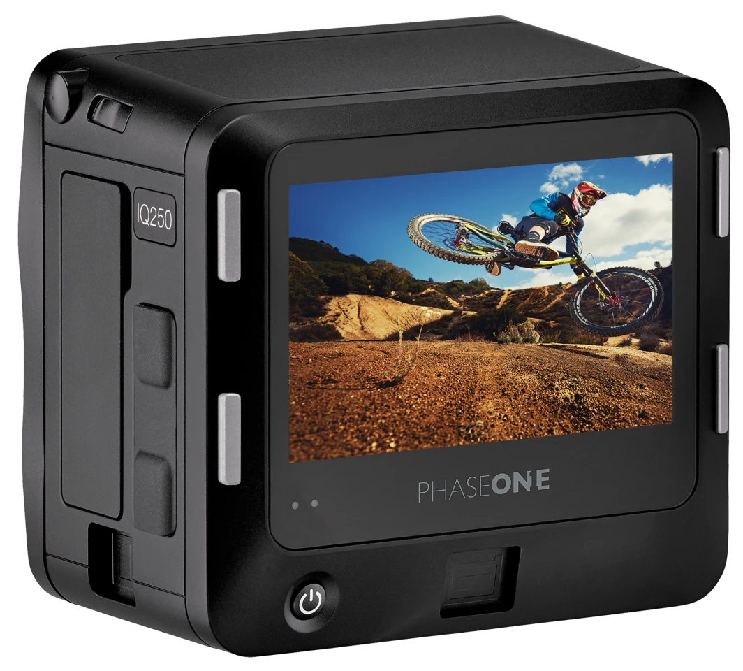 The ISO range of the Phase One IQ250 (ISO 100 to 6,400) is the widest of any digital medium format camera
