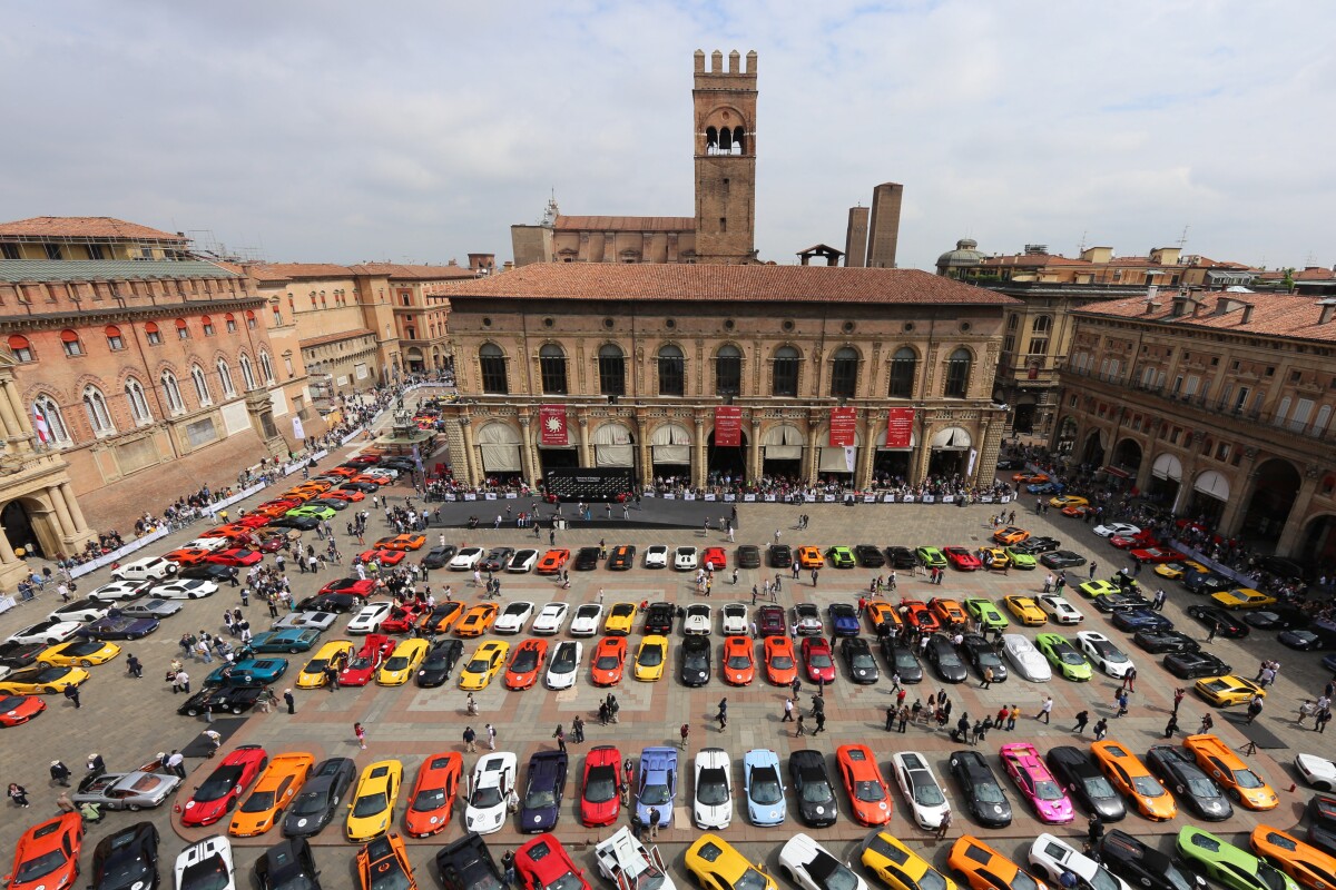 Lamborghini's 50th anniversary festivities