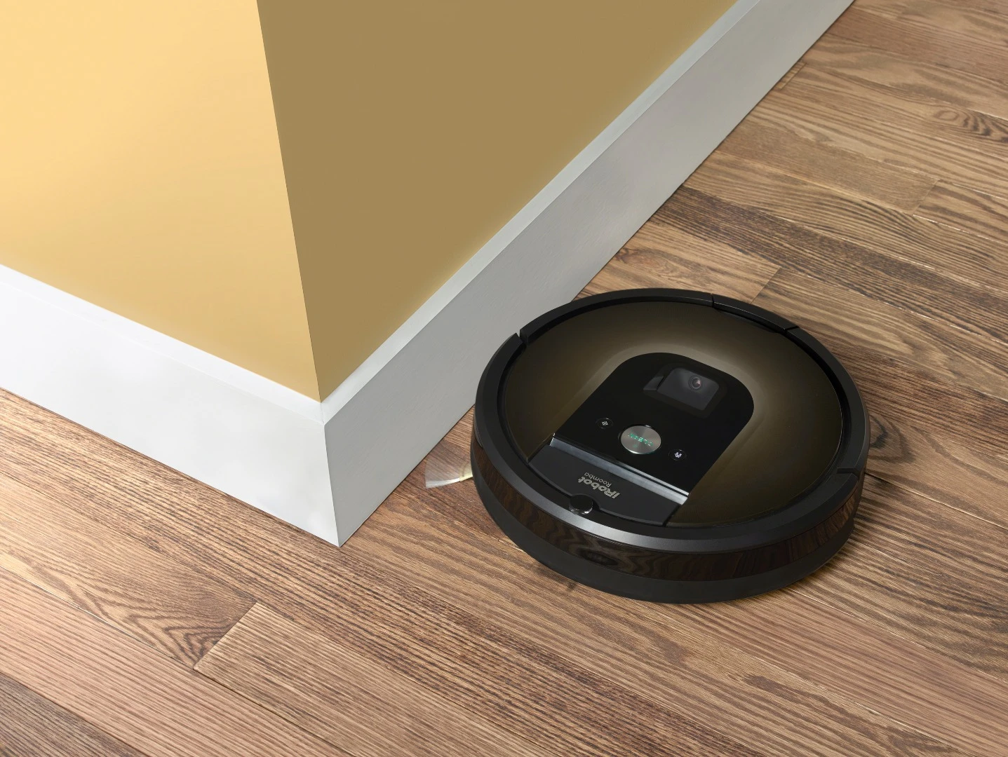 The Roomba 980 has a new visual navigation system that allows it to map out a cleaning area