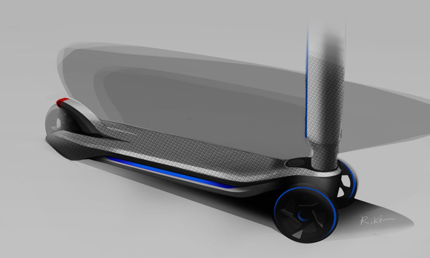 BMW's three-wheeled electric scooter