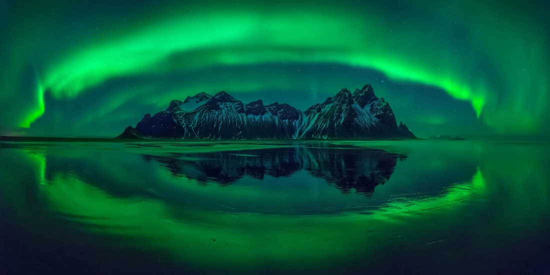 This ridiculously gorgeous photograph won the special Carolyn Mitchum Award that was decided by judge Jeff Mitchum. The conditions were the image must be created predominantly "in camera." It was taken by Polish photographer Wojciech Kruczynski in Iceland
