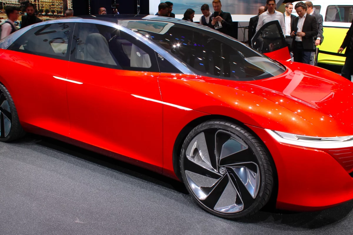 The Volkswagen I.D. Vizzion Concept debuts at the 2018 Geneva Motor Show