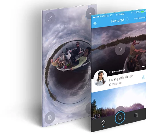 Bublcam can be controlled remotely using iOS or Android apps, with the ability to preview content via a live stream