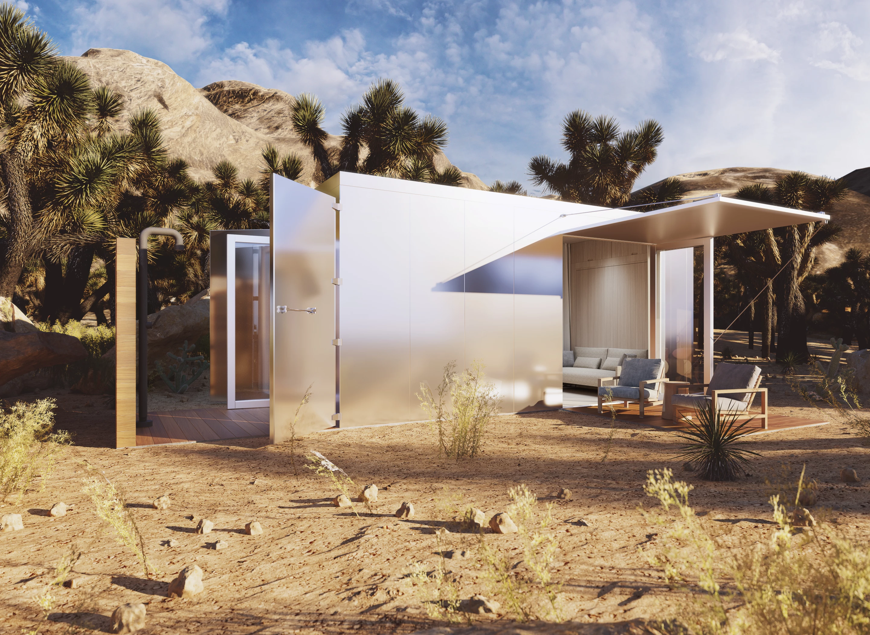 Malibu architect Doug Burdge and builder Nate Garnero have come together to create a luxurious tiny dwelling