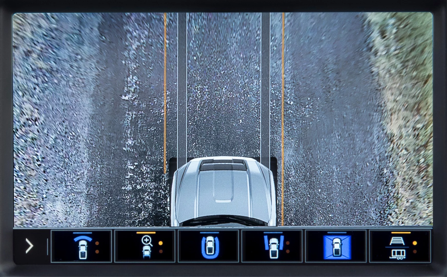 Top down view for tight manoeuvring