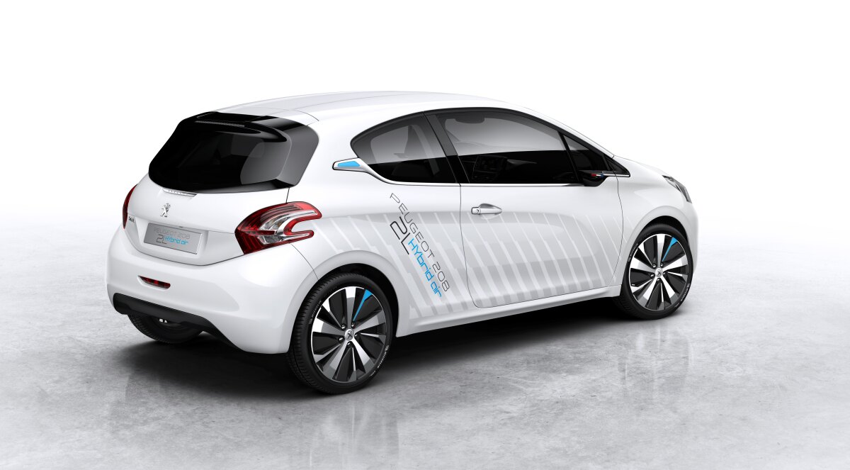 Peugeot will show the 2L Hybrid Air 208 at the 2014 Paris Motor Show