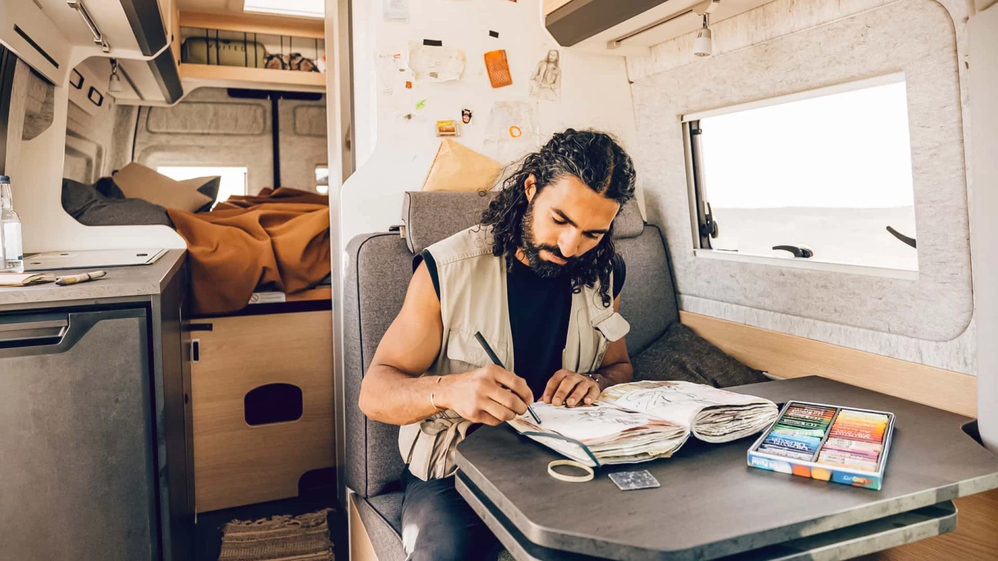 Sunlight Ibex 4x4 camper van interior