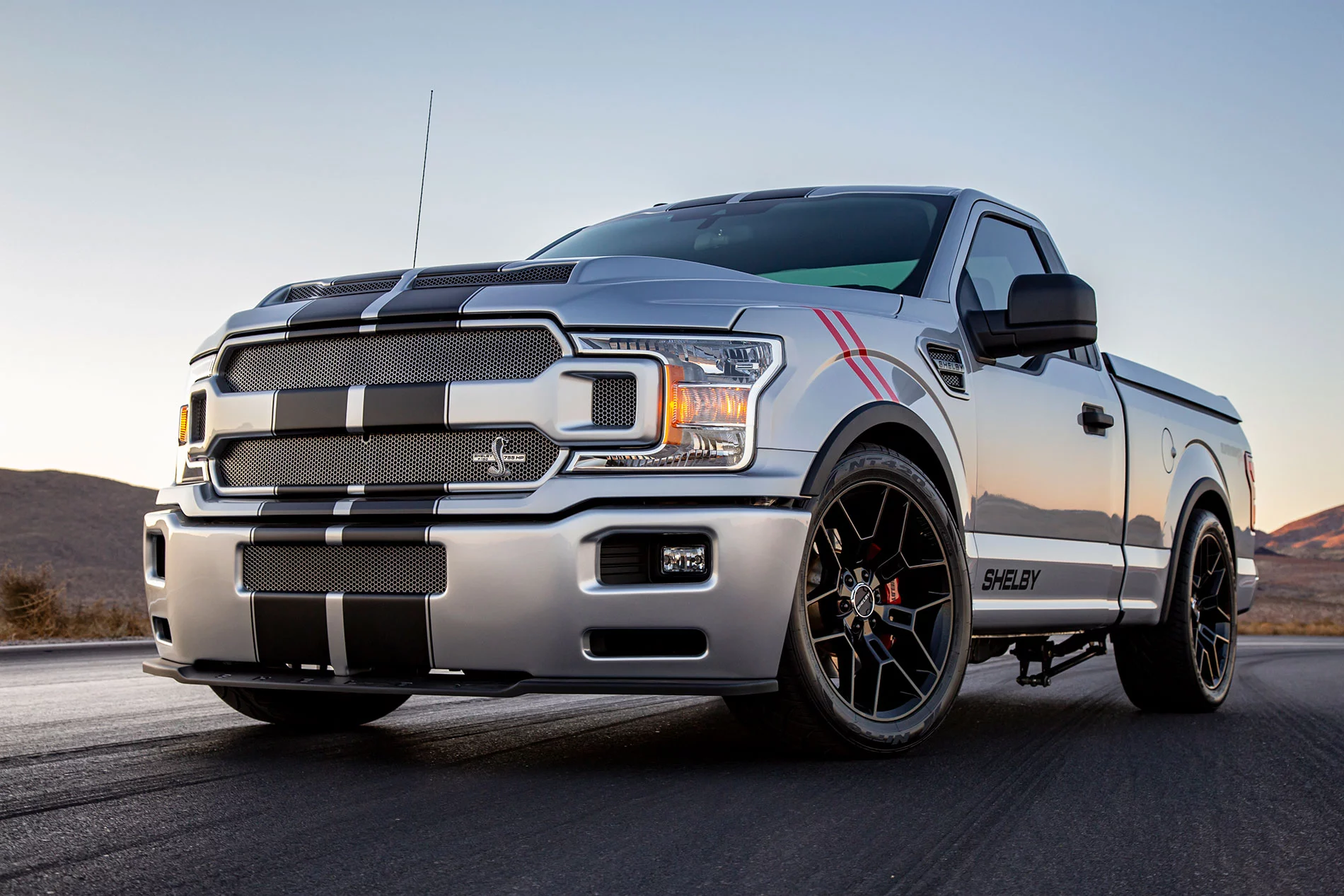 The Shelby F150 Super Snake Sport is a street-only supertruck
