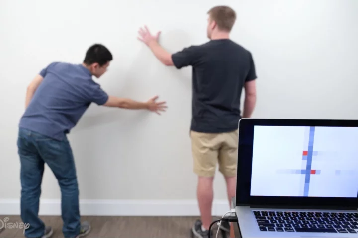 Researchers at CMU and Disney Research have come up with a way to turn regular dumb walls into smart ones