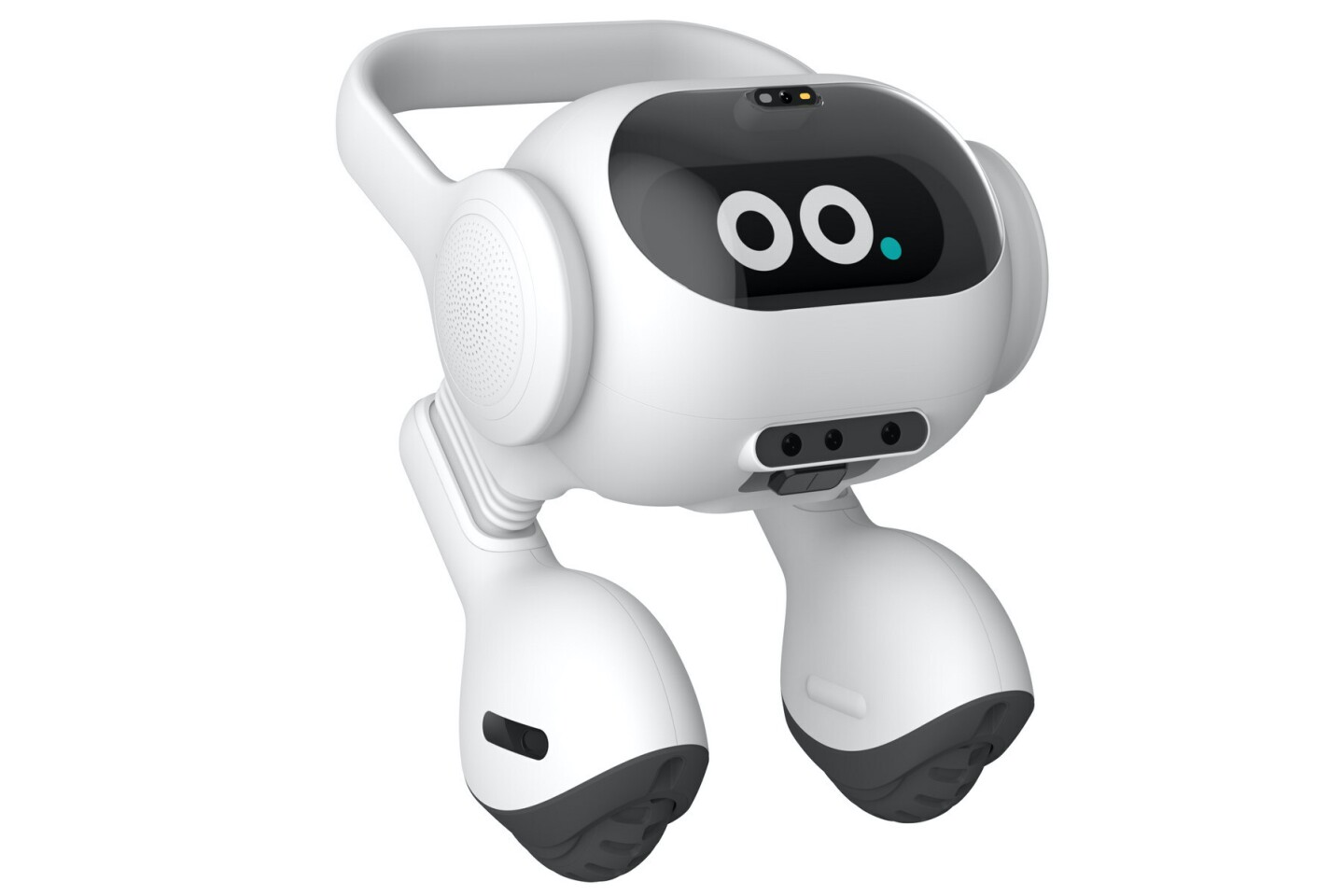 The robot's articulated leg joints are claimed to help it express emotions through movements