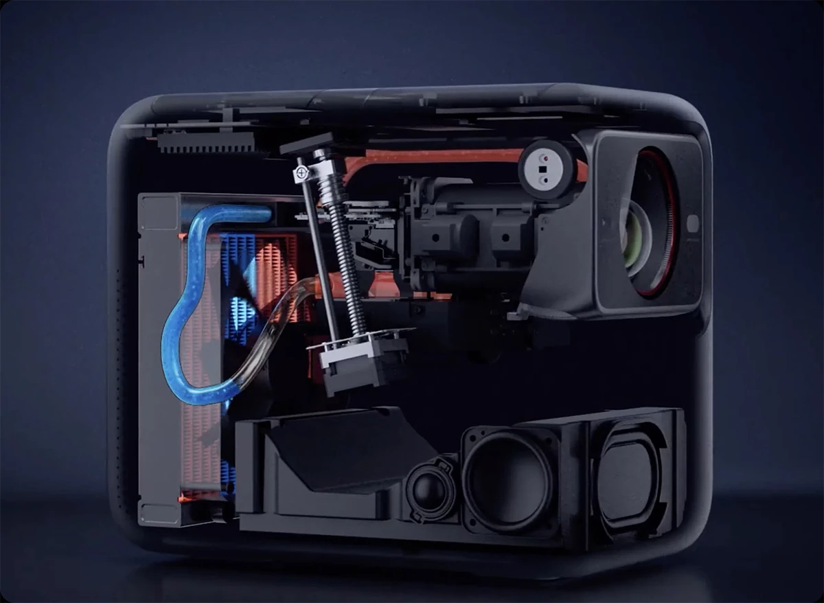 Anker says this is the first-ever projector with a liquid cooling setup inside