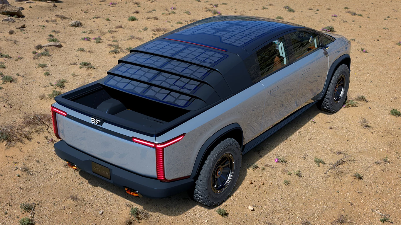 The cover retracts out of the way when the EF1-T driver needs full bed access