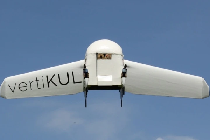 The VertiKUL drone in hovering mode