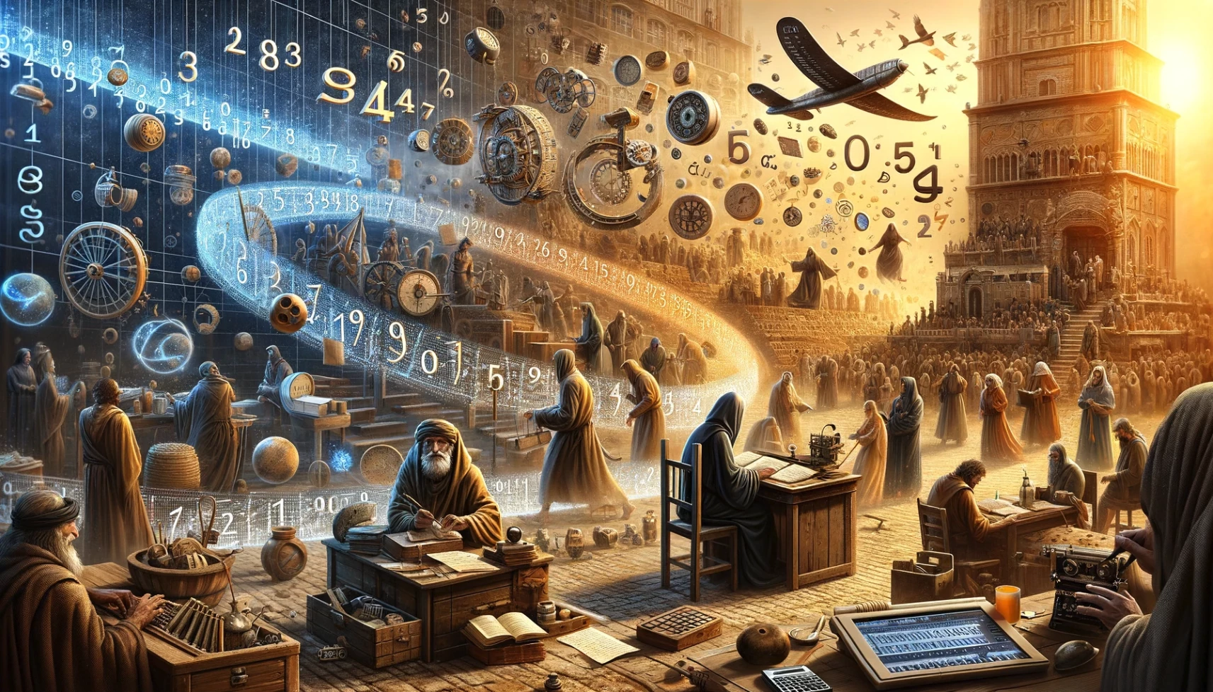 Dawn of an idea: The decimal point has stuck where other ways of splitting integers have not