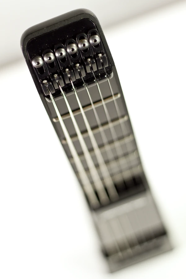 Using patented tracking technology, the JamStik can sense when your fingers are not in the right position before you even pick a string