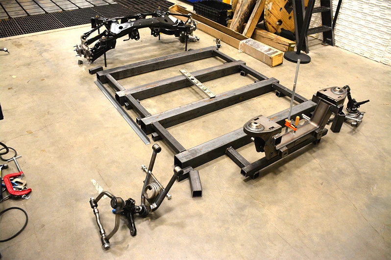 The ORNL Shelby Cobra steel frame