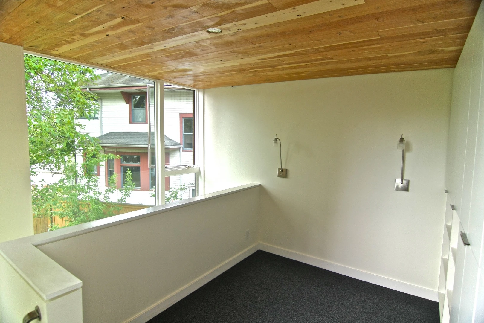 The upstairs sleeping area