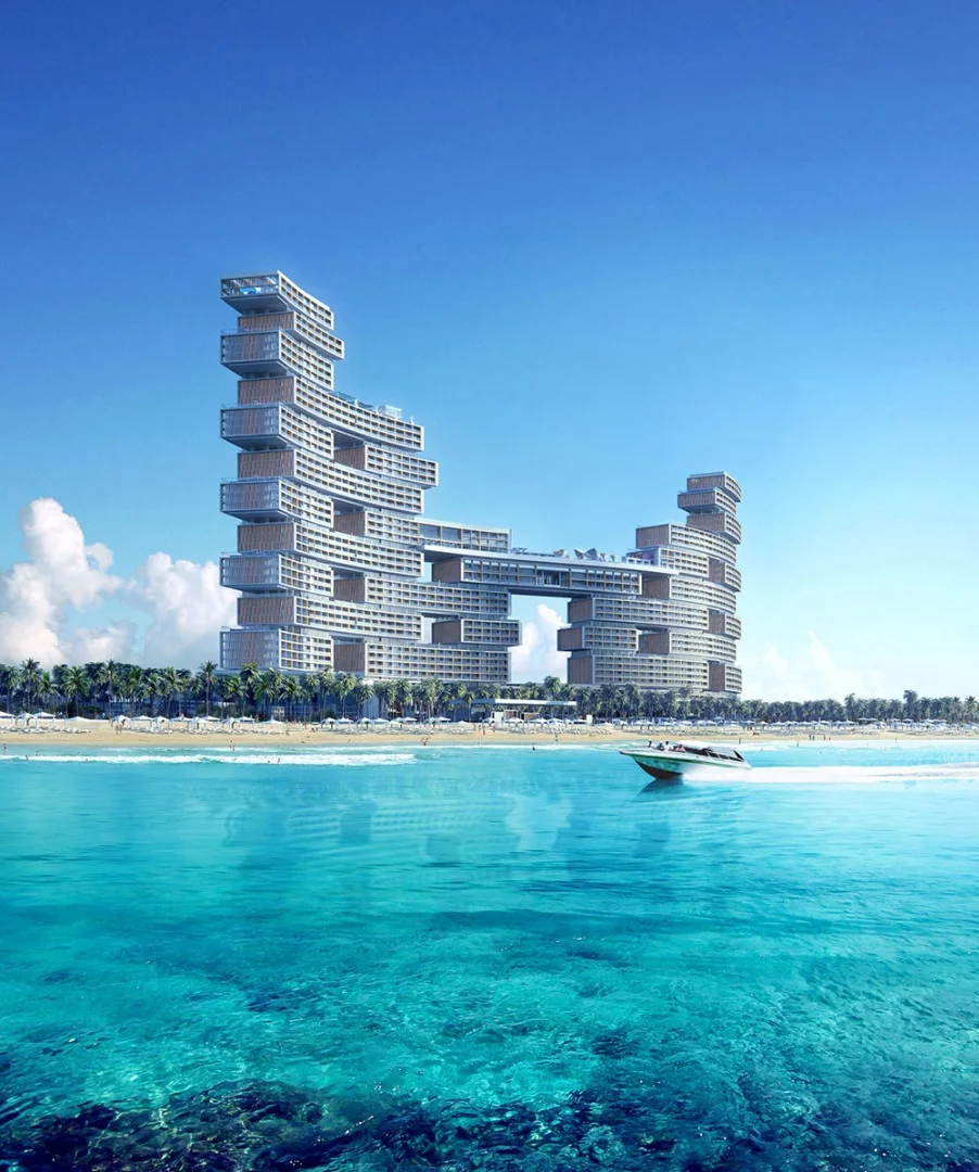 The Royal Atlantis, by Kohn Pedersen Fox Associates, in Dubai. Due for completion in 2020, the project was a winner under the "Skyscrapers and High Rises" category of the 2018 International Architecture Awards