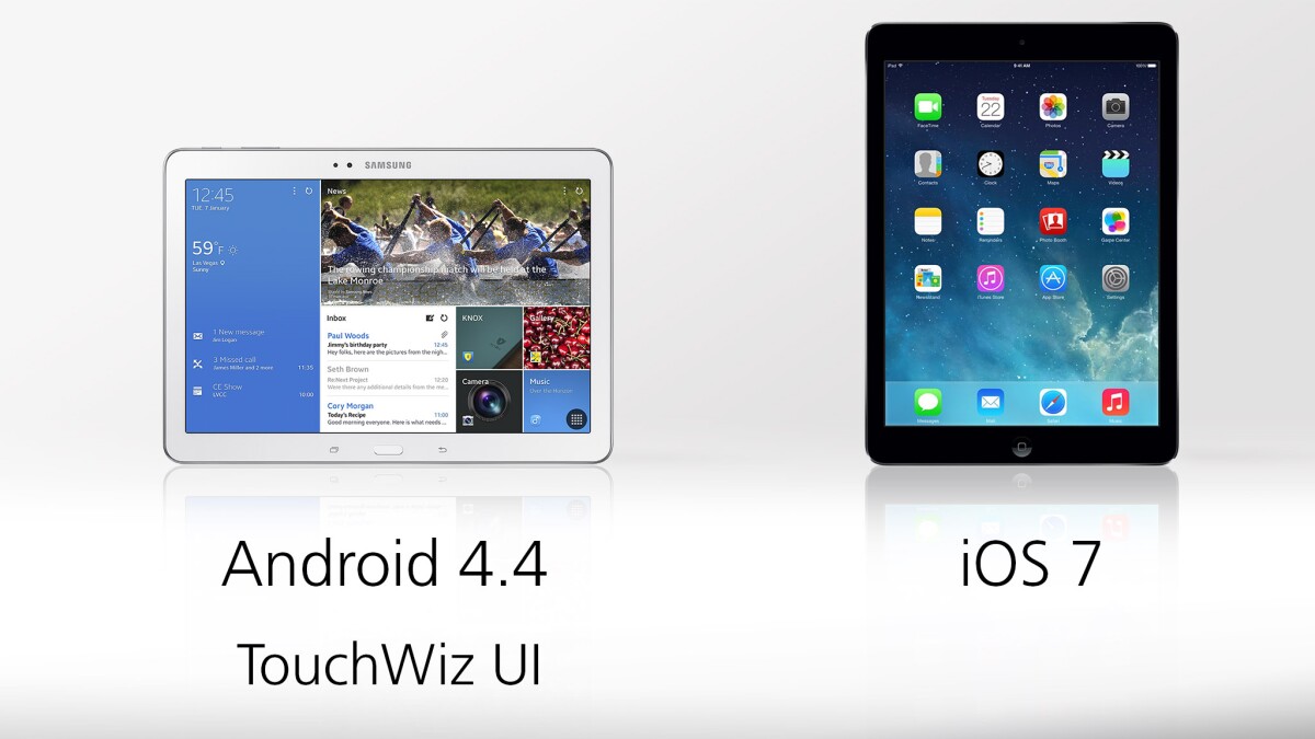 Samsung's tablet has the latest version of Android under the hood (and a thick layer of TouchWiz)