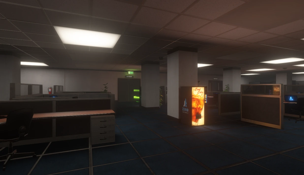Watch out for human raiders in the office area