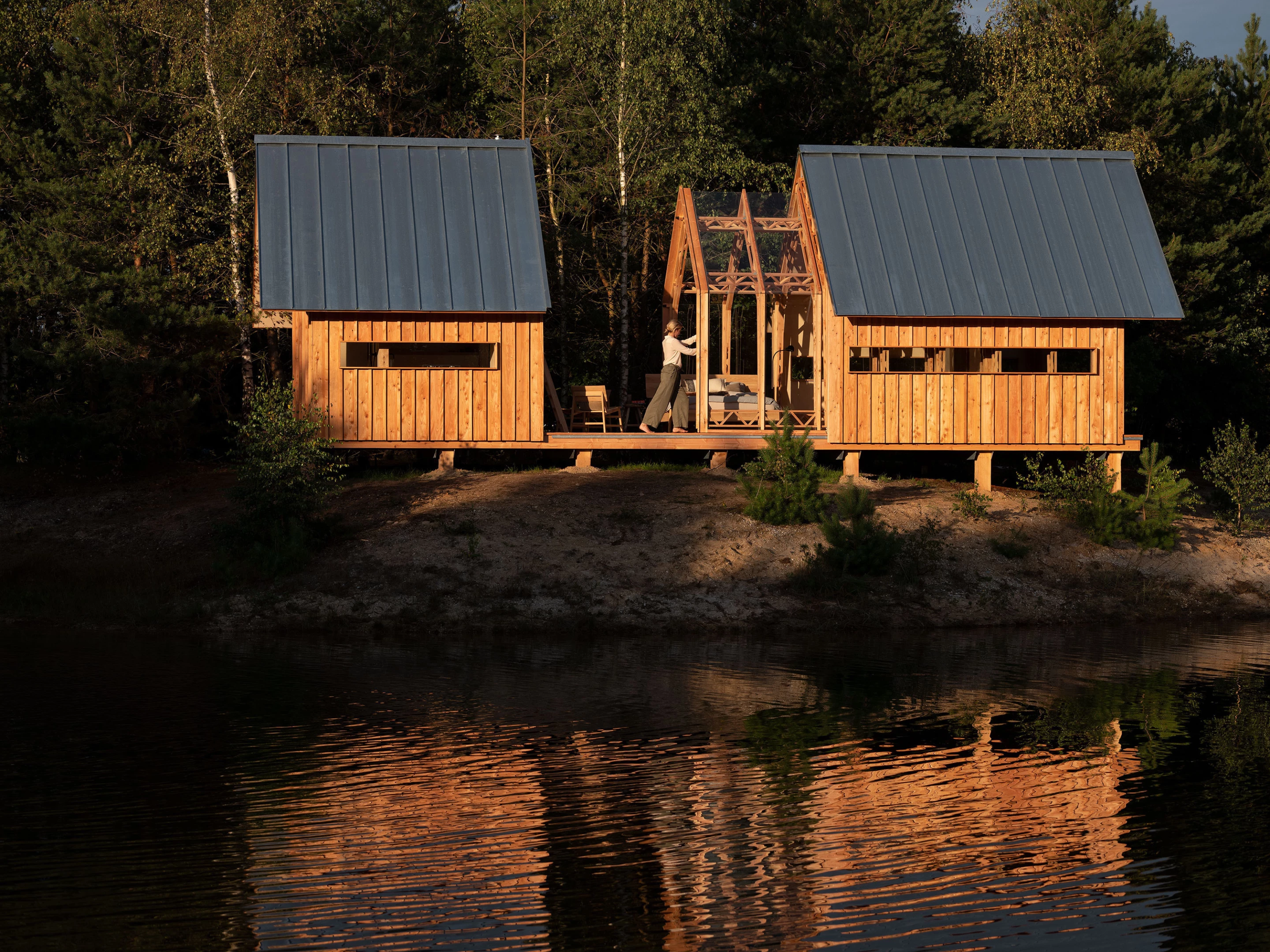 The ANNA Stay 2.0 opens up to the elements with a sliding roof mechanism