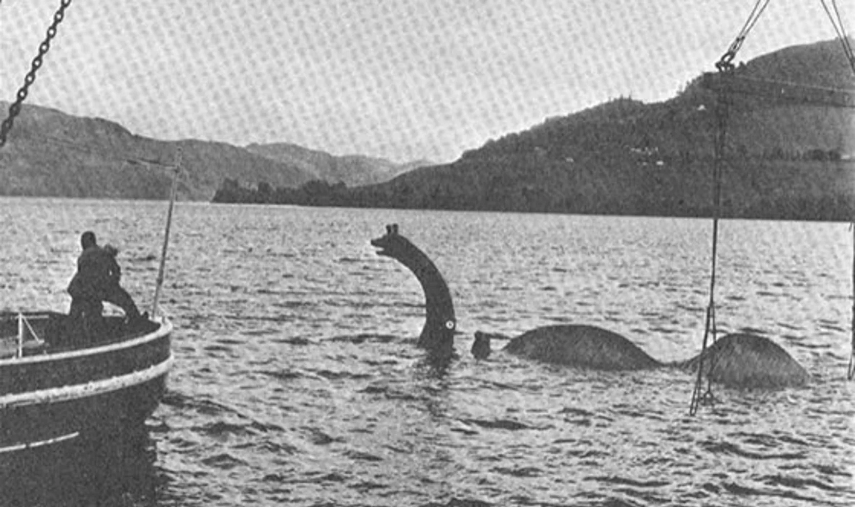 The long lost model of Nessie used during filming of 1970's "The Private Life of Sherlock Holmes"