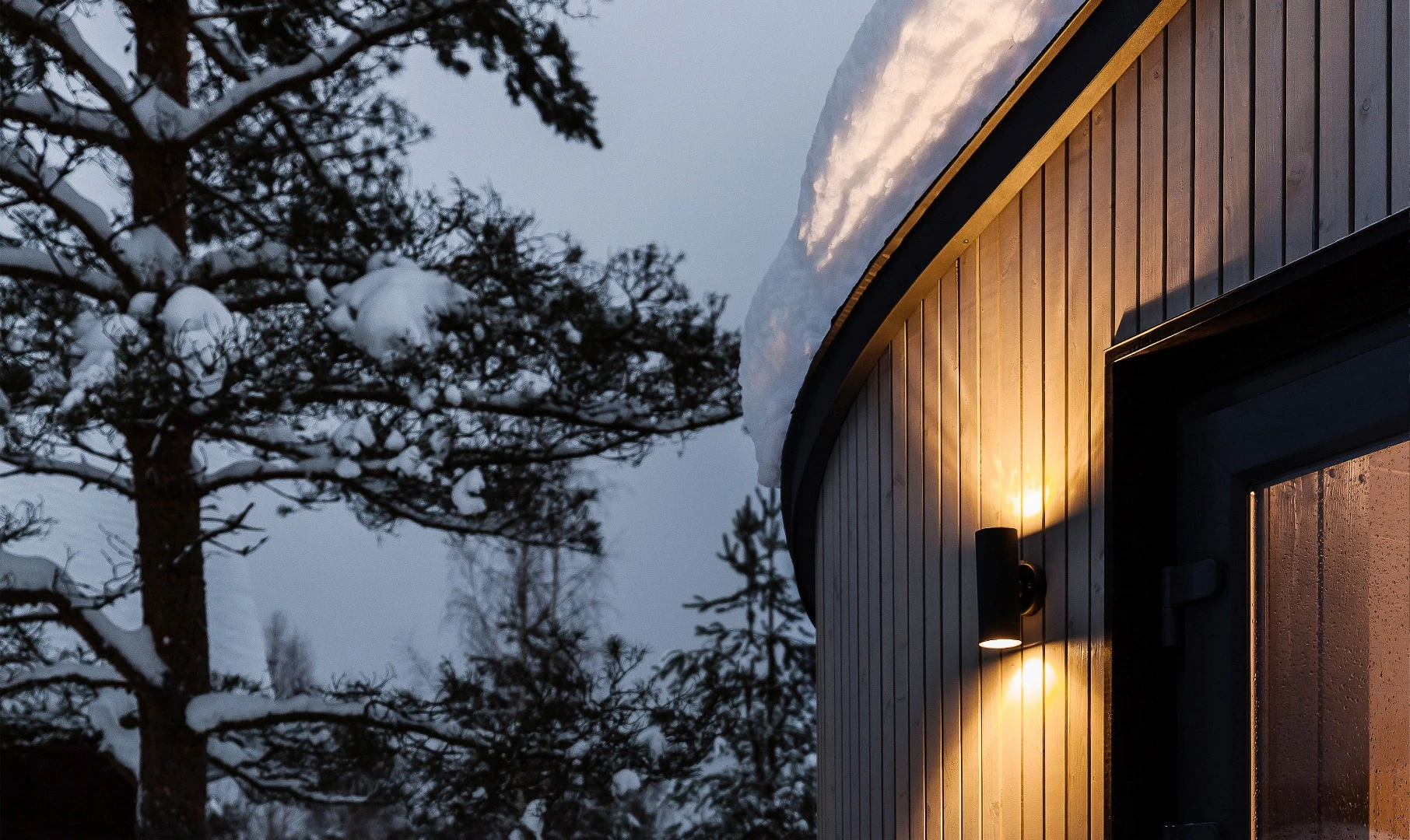 Flexse is clad with sleek timber panels