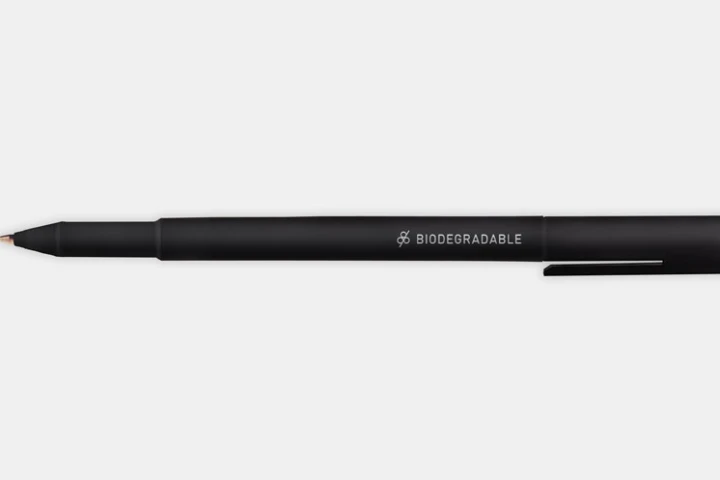 The DBA pen looks good and writes well, and is also the world's only 98% biodegradable pen